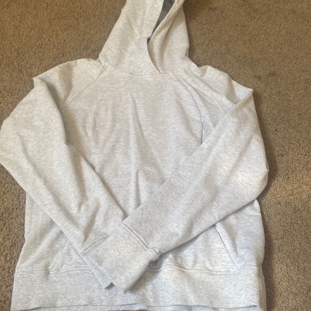 lululemon light grey hoodie